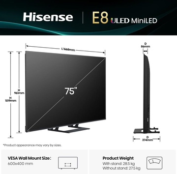 Hisense 75E8Q