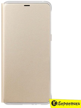 Samsung Galaxy A8 2018 A530 Neon Flip Cover Gold (EF-FA530PFEG)