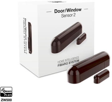 Fibaro Window Sensor 2 Dark Brown (FGDW-002-7_ZW5)