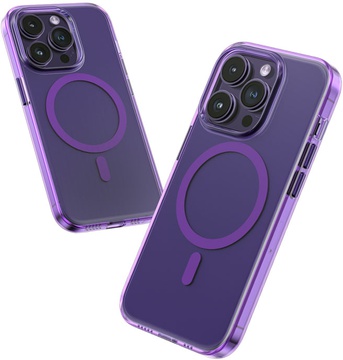 Blueo Crystal Drop PRO Resistance Phone Case for iPhone 14 Pro Purple