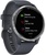 Garmin Venu Silver Stainless Steel Bezel w. Granite Blue and Silicone B. (010-02173-01)