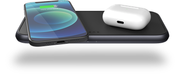 Zens Dual Aluminium Wireless Charger Black with USB-C 30W PD Wall Charger (ZEDC10B/00)