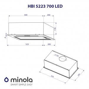 Minola HBI 5223 BL 700 LED