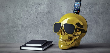Jarre AeroSkull HD+ Chrome Gold