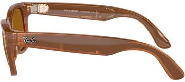 Ray-Ban Meta Wayfarer Large - Shiny Caramel/Polarized Brown (RW4008 670683 53-22)