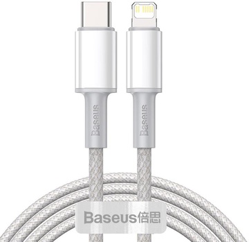 Baseus Type-C to Lightning PD 20W 2M High Density Braided White (CATLGD-A02)