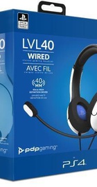 PDP Gaming LVL40 Wired Stereo Gaming Headset White