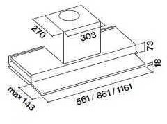 Falmec MOVE 90 WHITE GLASS (800) (CMKN90.E0P2#ZZZF490F)