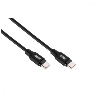 2E USB-C to USB-C Glow 60W 1m Black (2E-CCCC-BL)