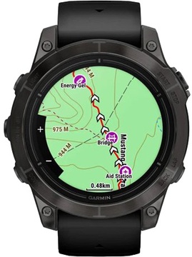 Garmin Epix Pro Gen 2 Sapphire 47mm Carbon G. DLC Tit. with Black Band (010-02803-10/11)