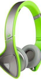 Monster DNA Neon On-Ear Silver on Neon Green