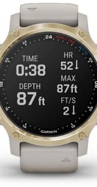 Garmin Descent Mk2S Light Gold with Light Sand Silicone Band (010-02403-01)