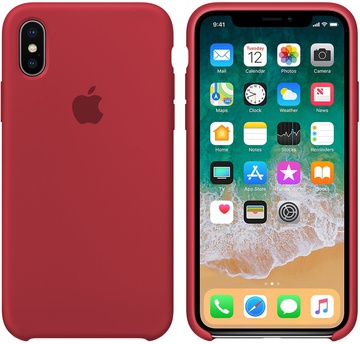 Apple iPhone Xs Max Silicone Case Marsala (high copy)