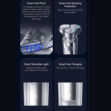 Enchen Rotary Shaver X2 Silver