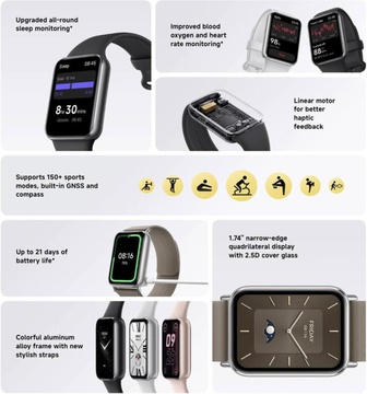 Xiaomi Smart Band 9 Pro Rose Gold (BHR8714GL)