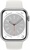 Apple Watch Series 8 GPS 45mm Silver Aluminum Case with White S. Band - S/M (MP6P3/MP6T3)