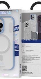 Blueo Dual Color Phone Case for iPhone 14 Pro Max with MagSafe White