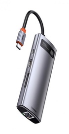 Baseus Metal Gleam Series 8-in-1 Multifunctional Type-C HUB (CAHUB-CV0G)