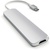 Satechi Slim Aluminum Type-C Multi-Port Adapter 4K, Silver (ST-CMAS)