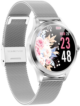 Linwear LW07 Metal с измерением пульса и кислорода в крови (Серебристый)