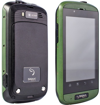 Sigma mobile X-treme PQ12 Green Black (UA UCRF)
