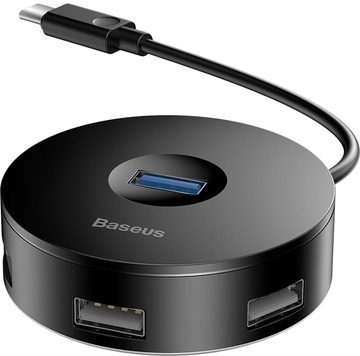 Baseus Round Box Black 5-Port (CAHUB-G01)
