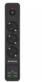 Proove Power Strip P-03 (3 розетки + 4 USB + 2 Type-C) 2М