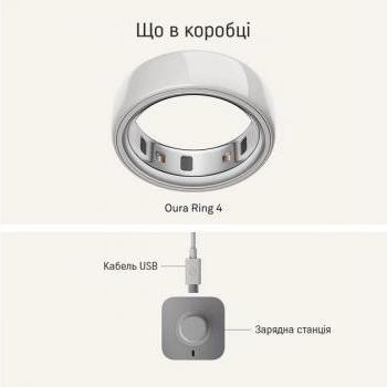 Oura Ring 4 Ceramic Cloud Size 13 (JZ90-57460-13)