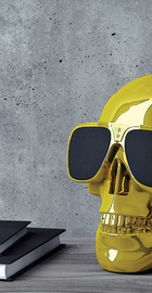 Jarre AeroSkull HD+ Chrome Gold