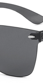 20/20 Brand Vintage Sunglasses Flat Lens Smoke (model 1601)