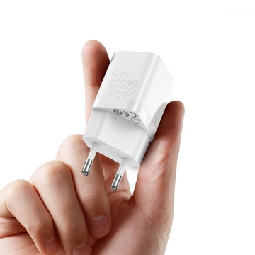 Baseus GaN3 Fast Charger Type-C 30W White (CCGN010102)