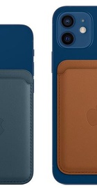 Apple iPhone Leather Wallet with MagSafe Baltic Blue (MHLQ3) (high copy)