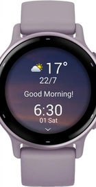 Garmin vivoactive 5 Metallic Orchid Aluminum Bezel with Orchid Case and Silicone (010-02862-13/53)