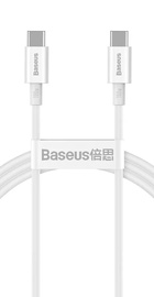 Baseus Superior Series Fast Charging Type-C to Type-C PD 100W (1m) White (CATYS-B02)