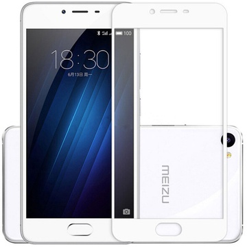 Simple Case 3D Glass for Meizu U20 White