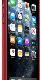 Apple iPhone 11 Pro Max Leather Case - PRODUCT RED (MX0F2)
