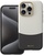Blueo Leather Case for iPhone 15 Pro Max with MagSafe Black-White