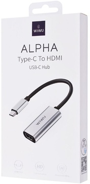 WIWU ALPHA Type-C to HDMI Space Grey