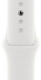 Apple Watch Series 8 GPS 45mm Silver Aluminum Case with White S. Band - S/M (MP6P3/MP6T3)