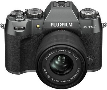 Fujifilm X-T50 kit 15-45mm f/3,5-5,6 Charcoal Silver (16828923)