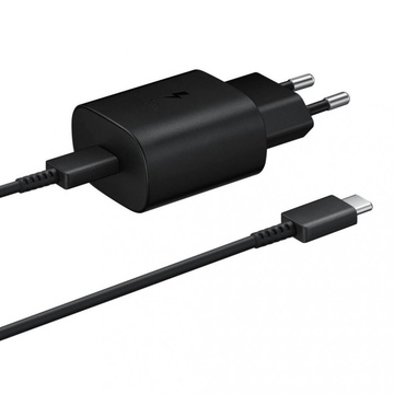 Samsung USB-C Wall Charger with Cable USB-C 25W Black (EP-TA800XBEGRU)