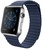 Apple Watch 42mm Stainless Steel Case with Bright Blue Leather Loop (MJ452)