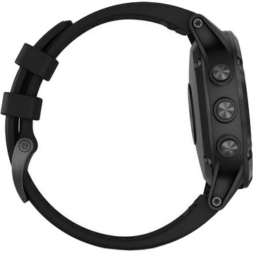 Garmin Fenix 5 Plus Sapphire Black with Black Band (010-01988-01)