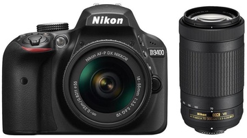 Nikon D3400 kit (18-55 + 70-300) VR