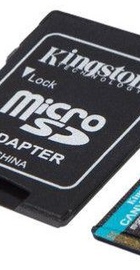 Kingston 64 GB microSDXC class 10 UHS-I U3 Canvas Go! Plus + SD Adapter SDCG3-64GB
