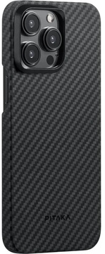 Pitaka MagEZ Case 4 Twill 1500D for iPhone 15 Pro Black Grey (KI1501P)