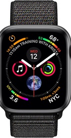 Apple Watch Series 4 GPS 40mm Space Gray Aluminum Case with Black Sport Loop (MU672)
