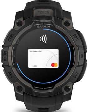 Garmin Instinct 3 45mm AMOLED Black with Black Band (010-02936-00)