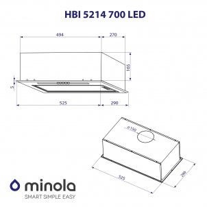 Minola HBI 5214 WH 700 LED