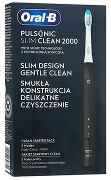 Oral-B Pulsonic Slim Clean 2000 Black